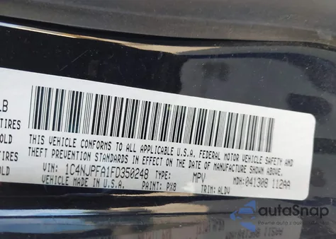 2015 Jeep Patriot High Altitude Edition z USA, uszkodzony, nr VIN 1C4NJPFA1FD350248